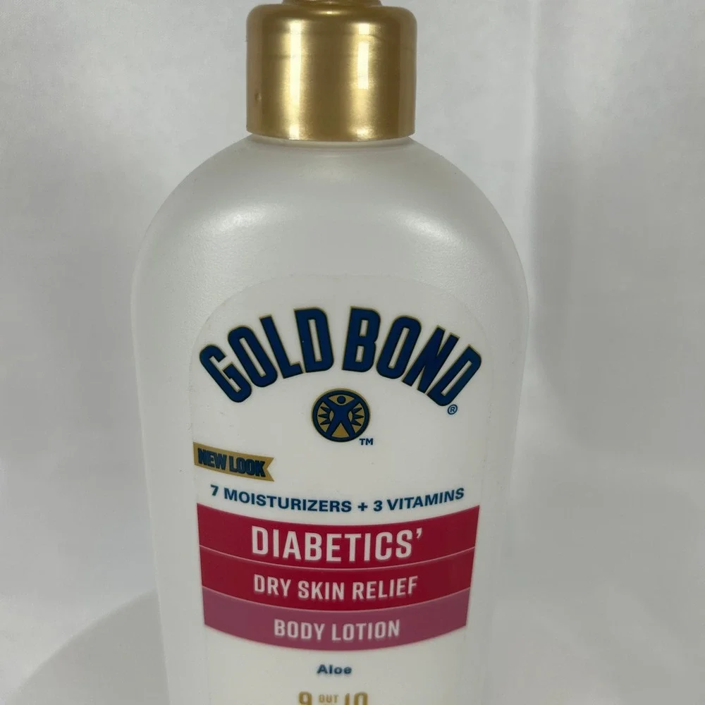 Gold Bond Diabetics Dry Skin Relief Body Lotion with Aloe 13oz Pump Bottle